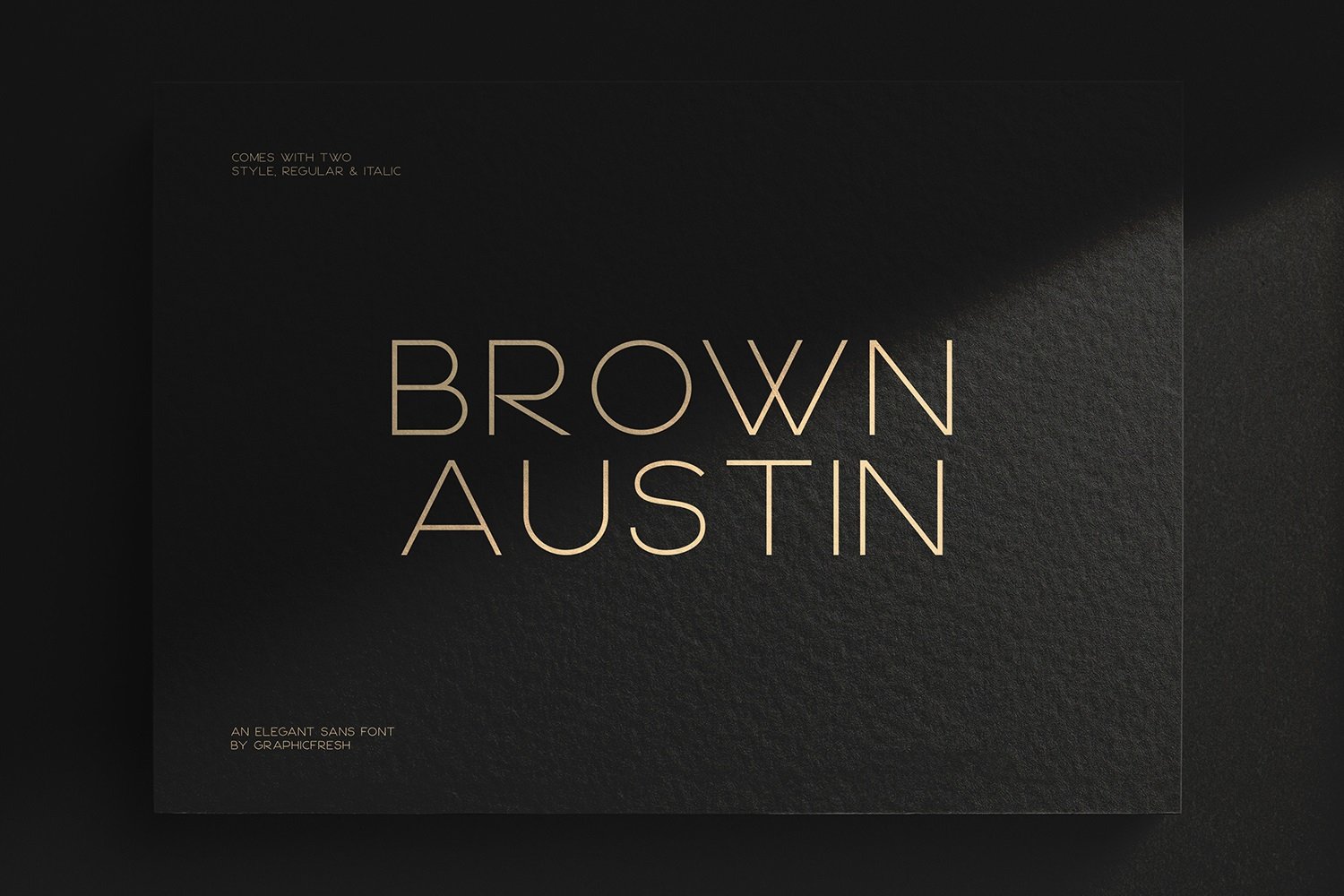 Шрифт Brown Austin