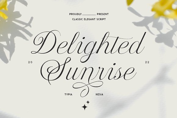 Шрифт Delighted Sunrise