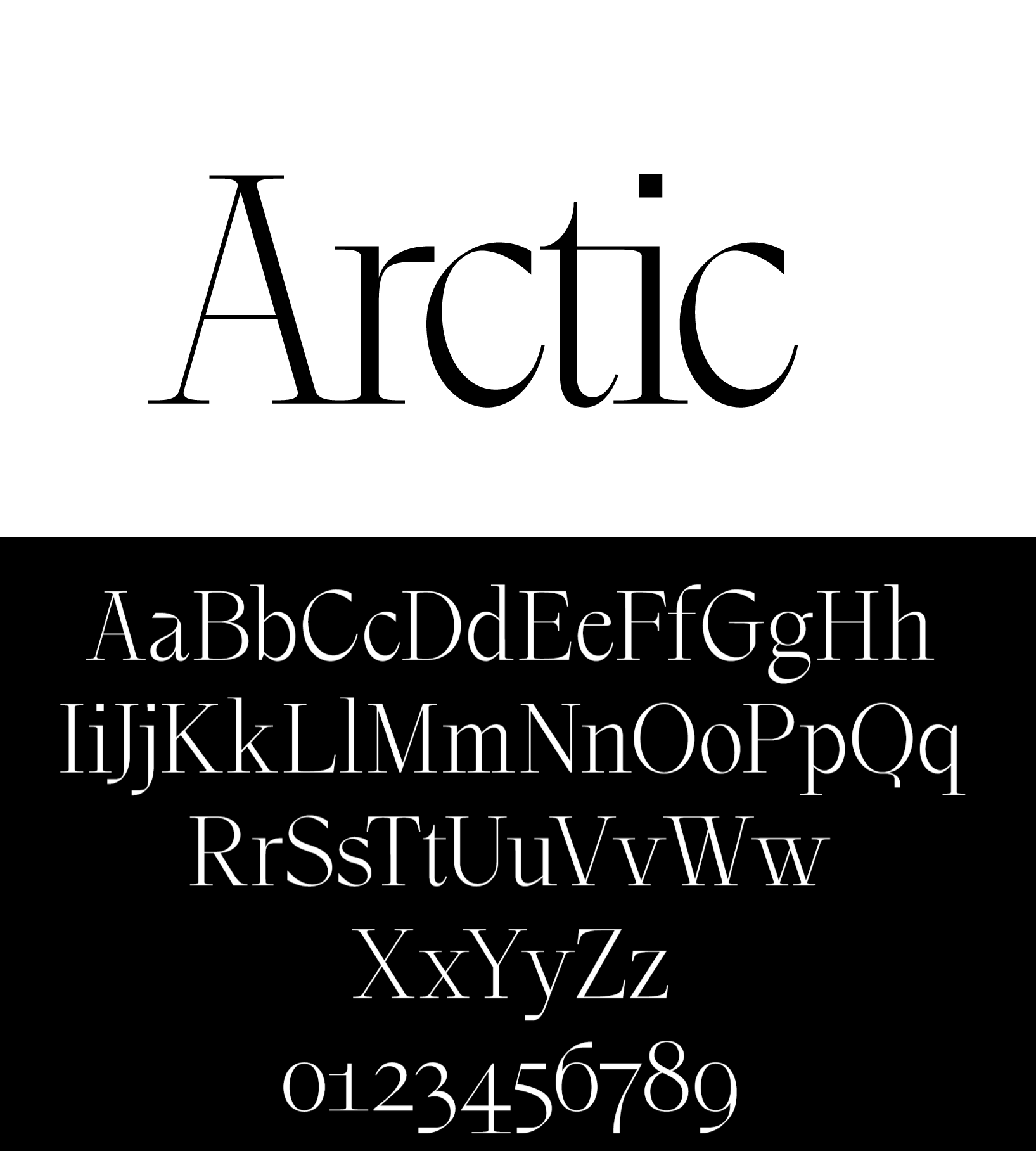 Шрифт BL Arctic