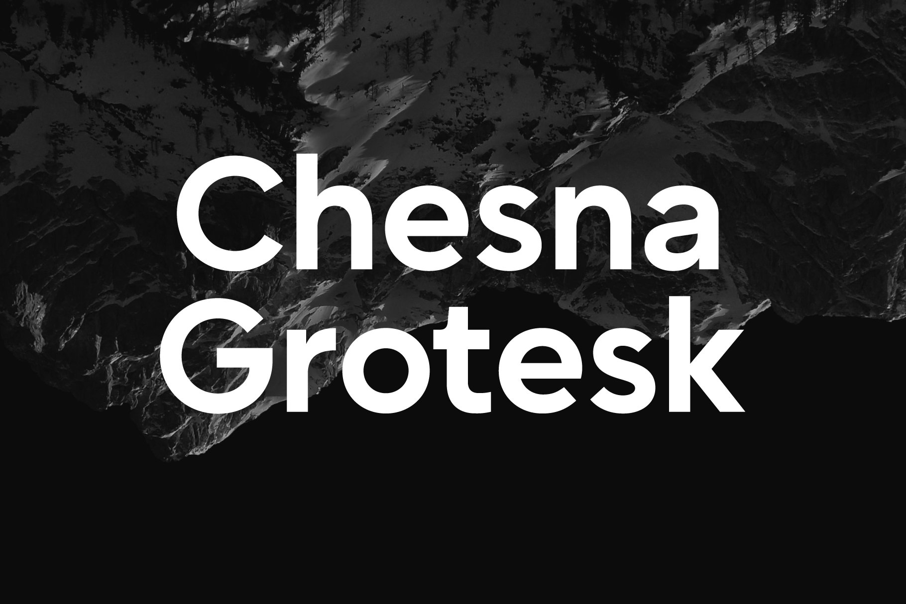 Шрифт Chesna Grotesk
