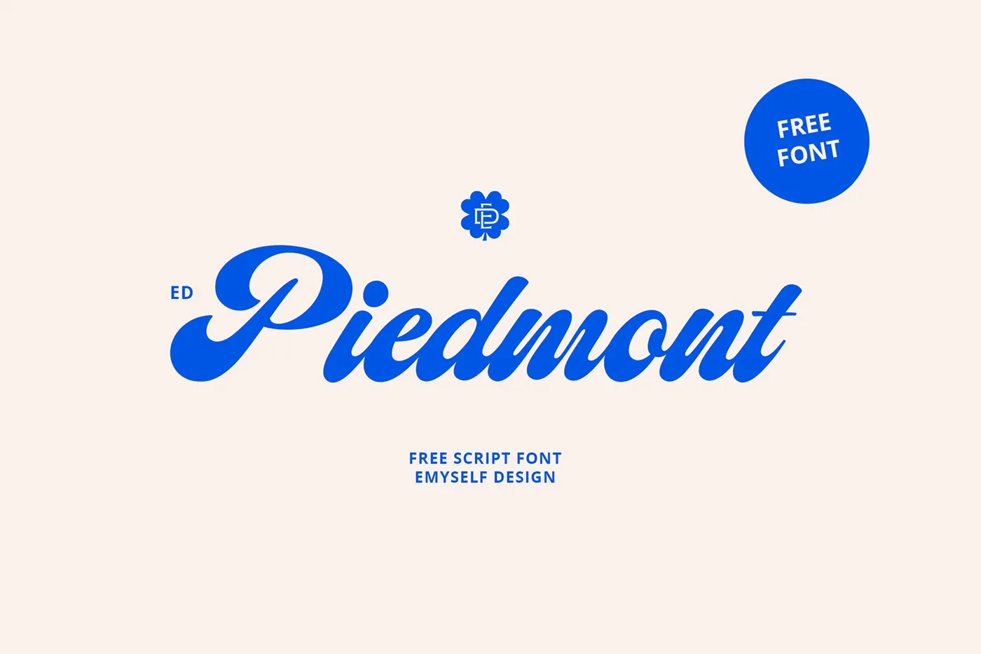 Шрифт ED Piedmont