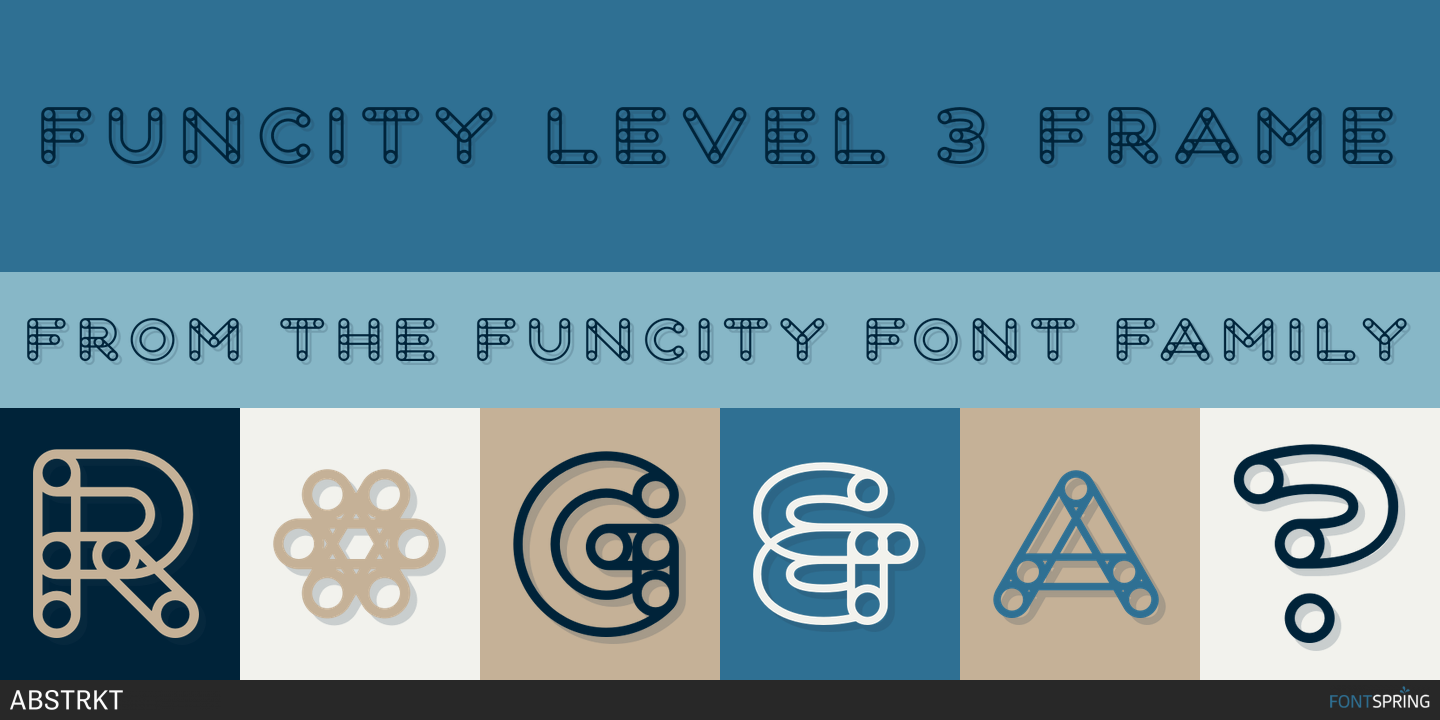 Шрифт Fun City Level