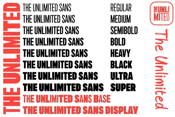 Шрифт The Unlimited Sans