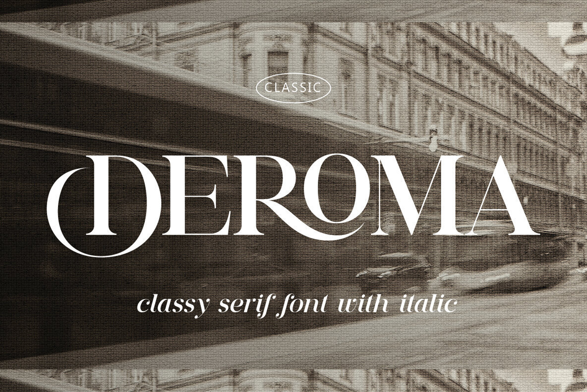 Шрифт Deroma Serif