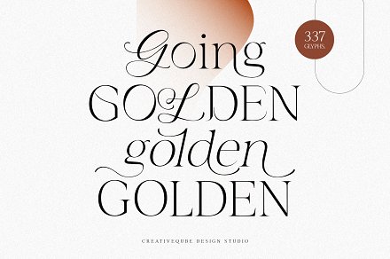 Шрифт Going Golden