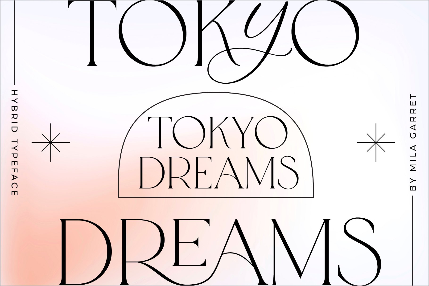 Шрифт Tokyo Dreams