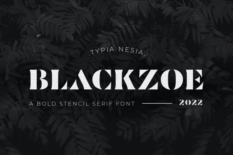 Шрифт Blackzoe