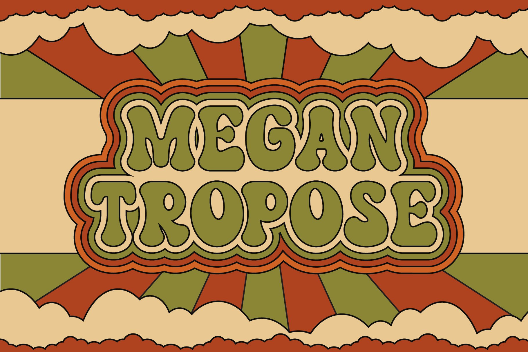 Шрифт Megantropose