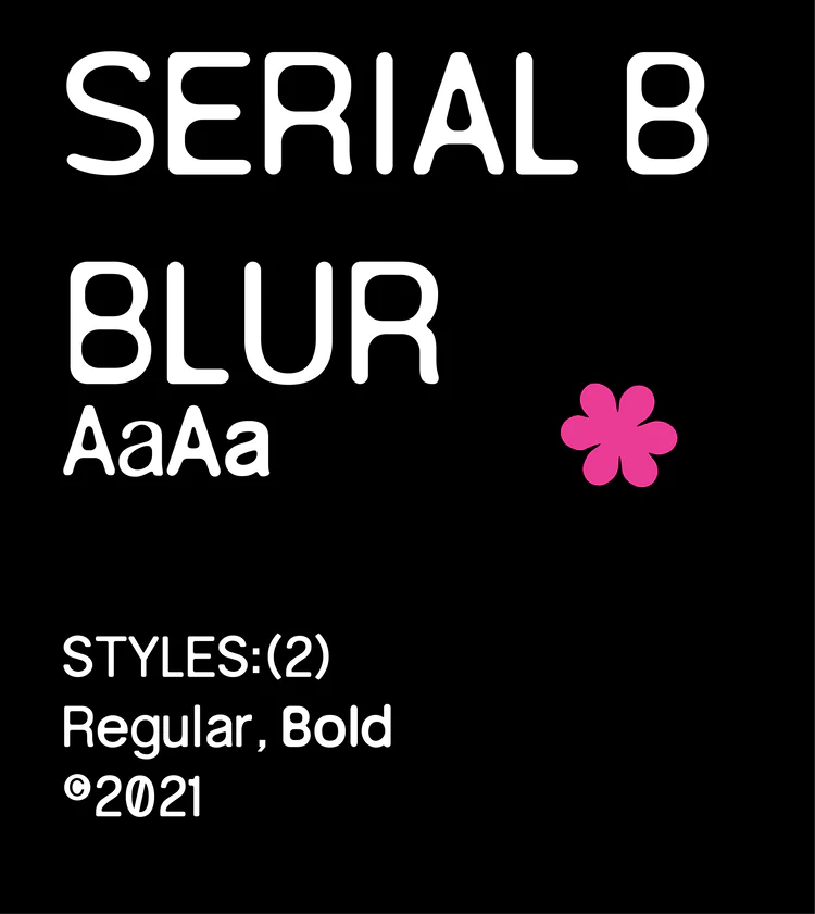 Шрифт Serial B