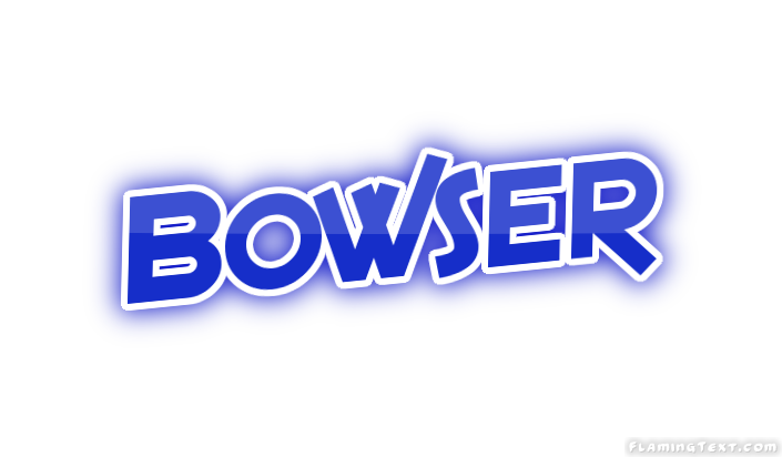 Шрифт Bowser