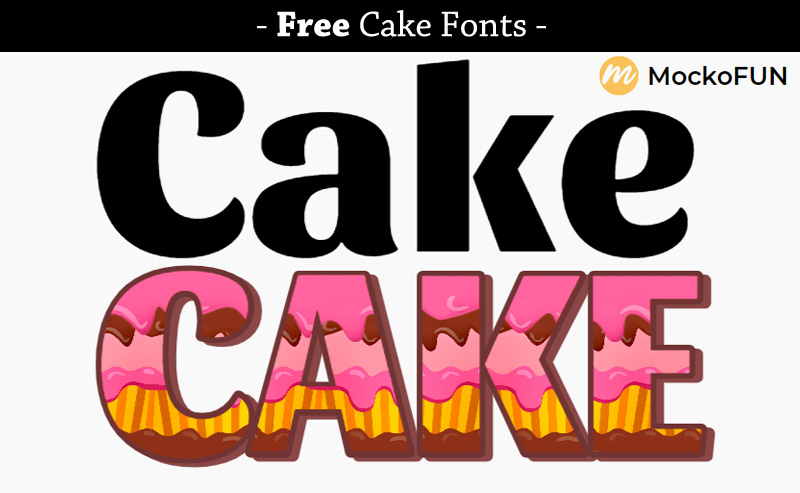 Шрифт Cake Type