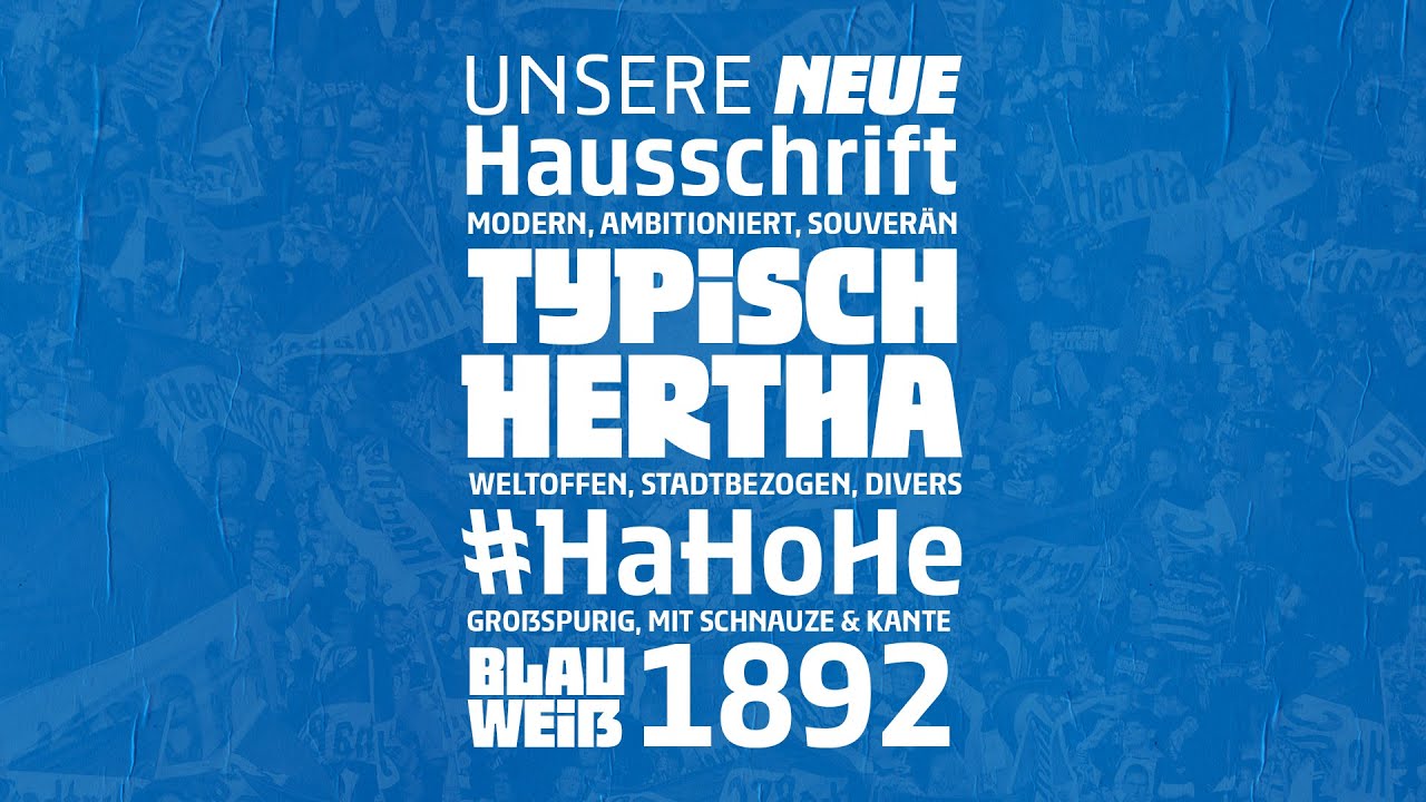 Шрифт Hertha BSC