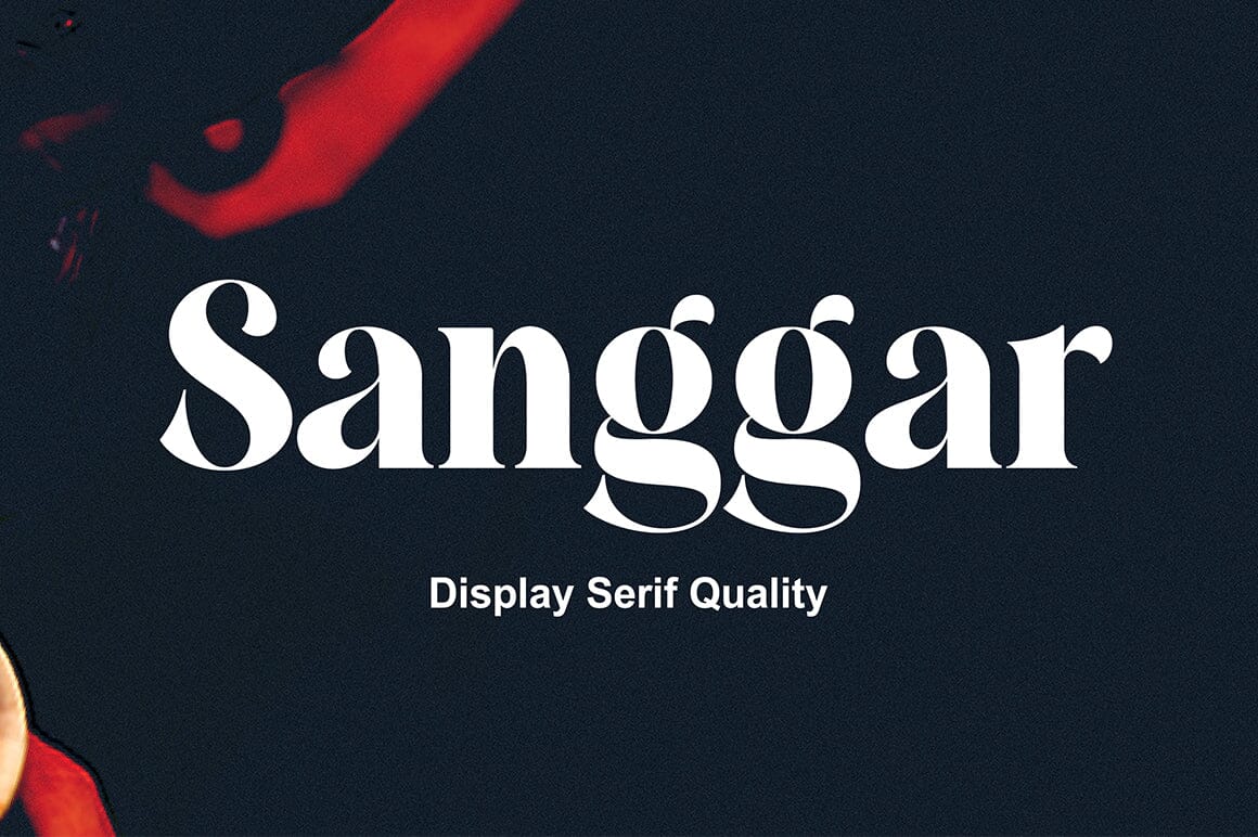 Шрифт Sanggar