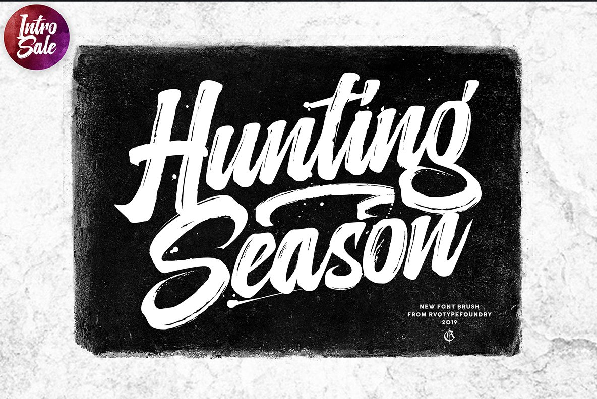 Шрифт Hunting Season