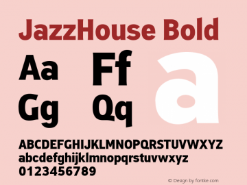 Шрифт Jazz House