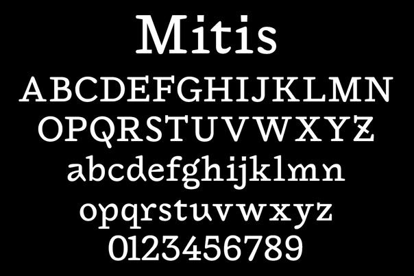Шрифт Mitis
