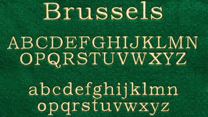 Шрифт Brussels