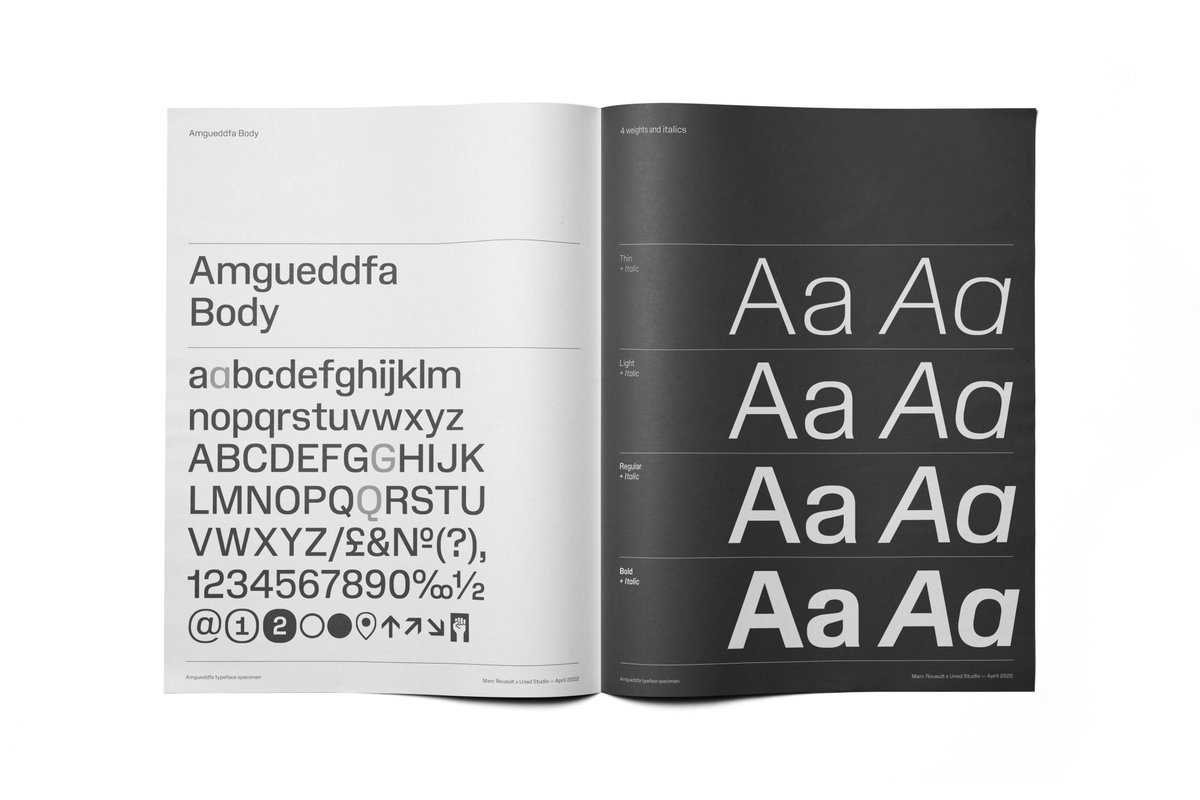 Шрифт Amgueddfa Body