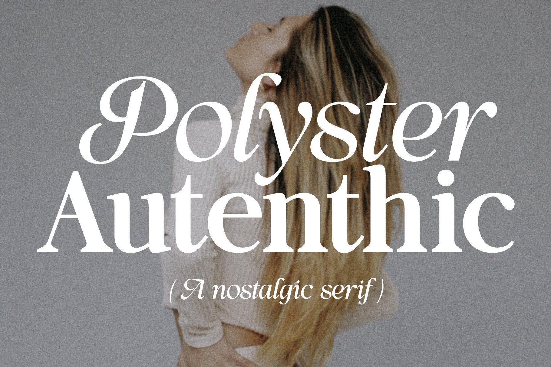 Шрифт Polyster Authentic
