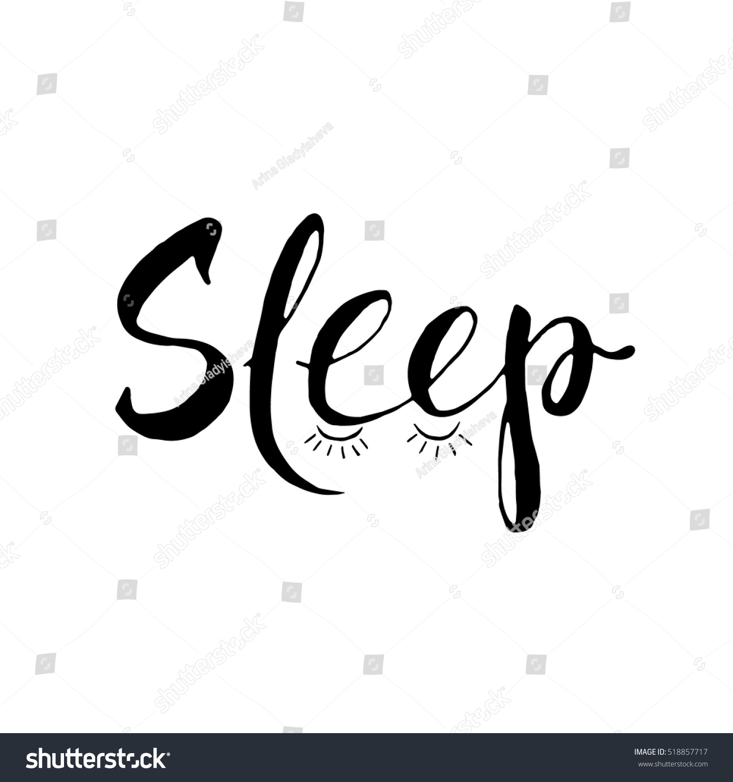 Шрифт Sleep