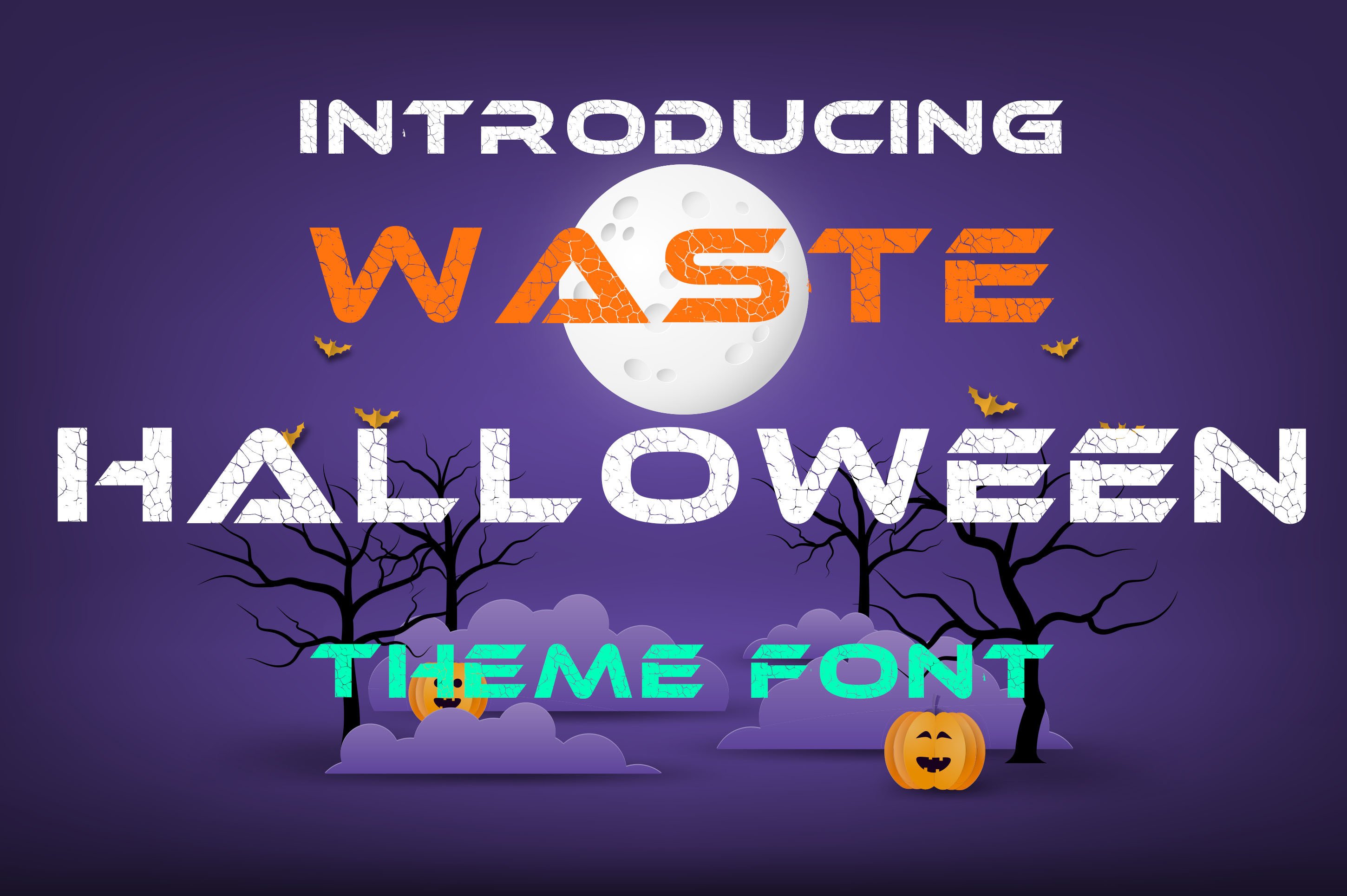 Шрифт Halloween Waste