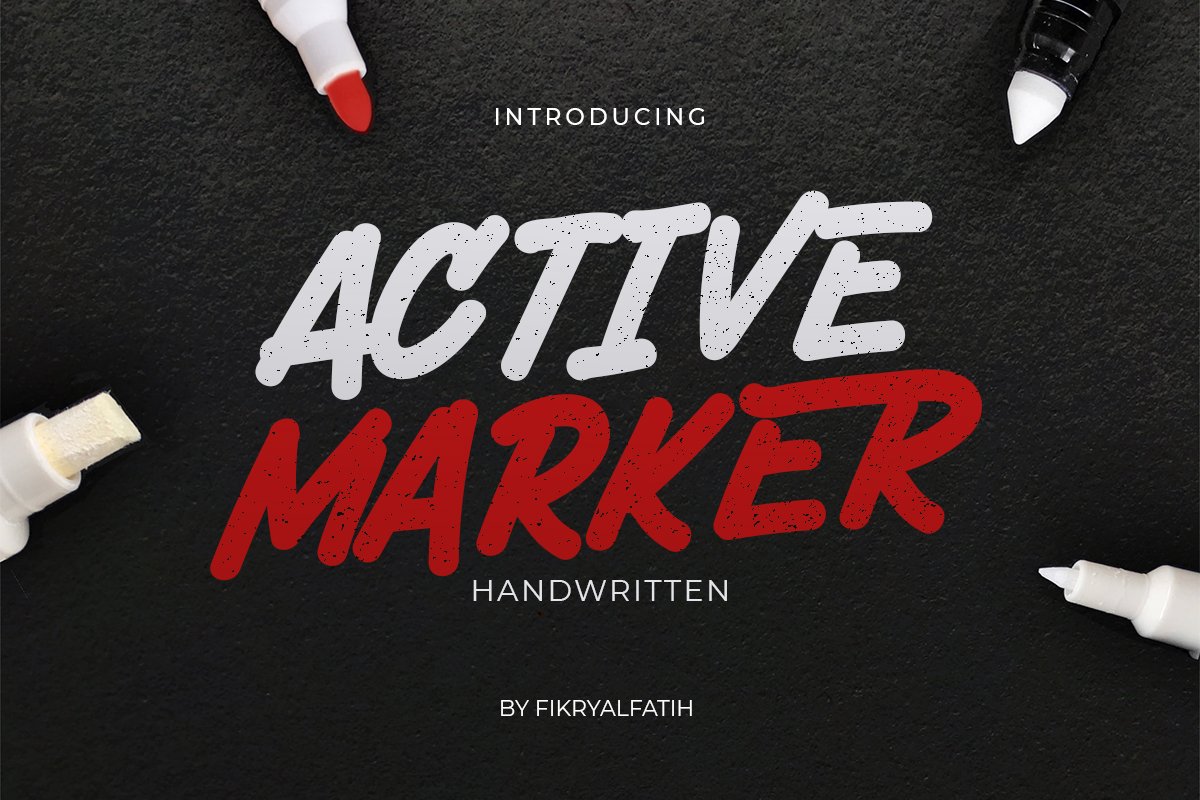 Шрифт Active Marker