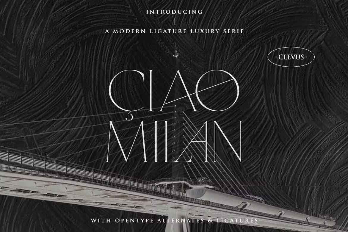 Шрифт Ciao Milan