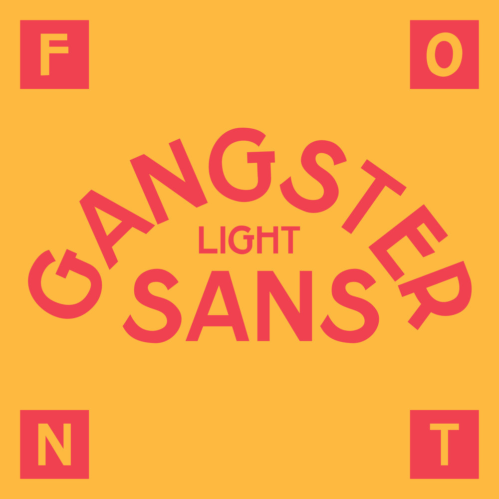 Шрифт Gangster Sans
