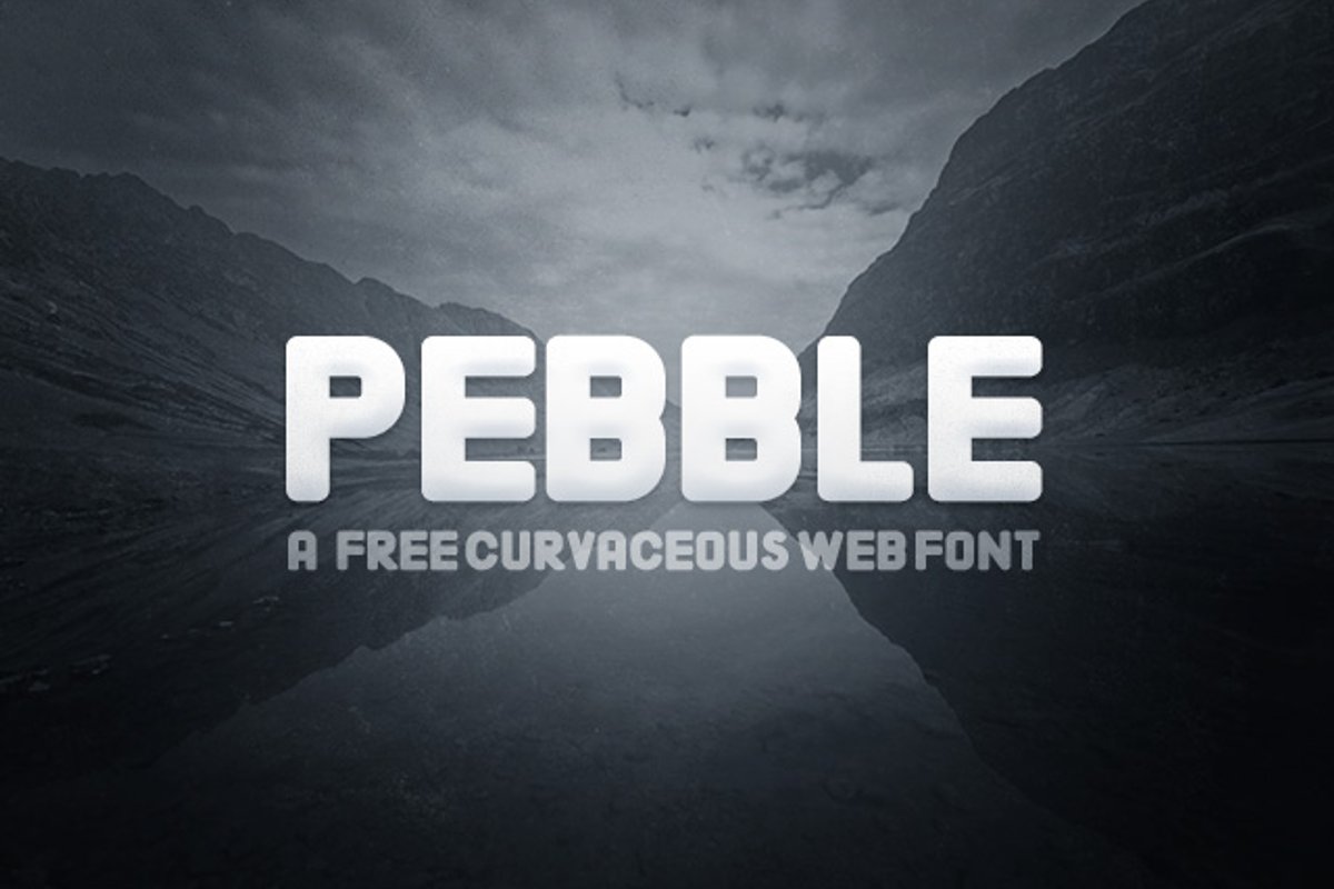 Шрифт Pebble