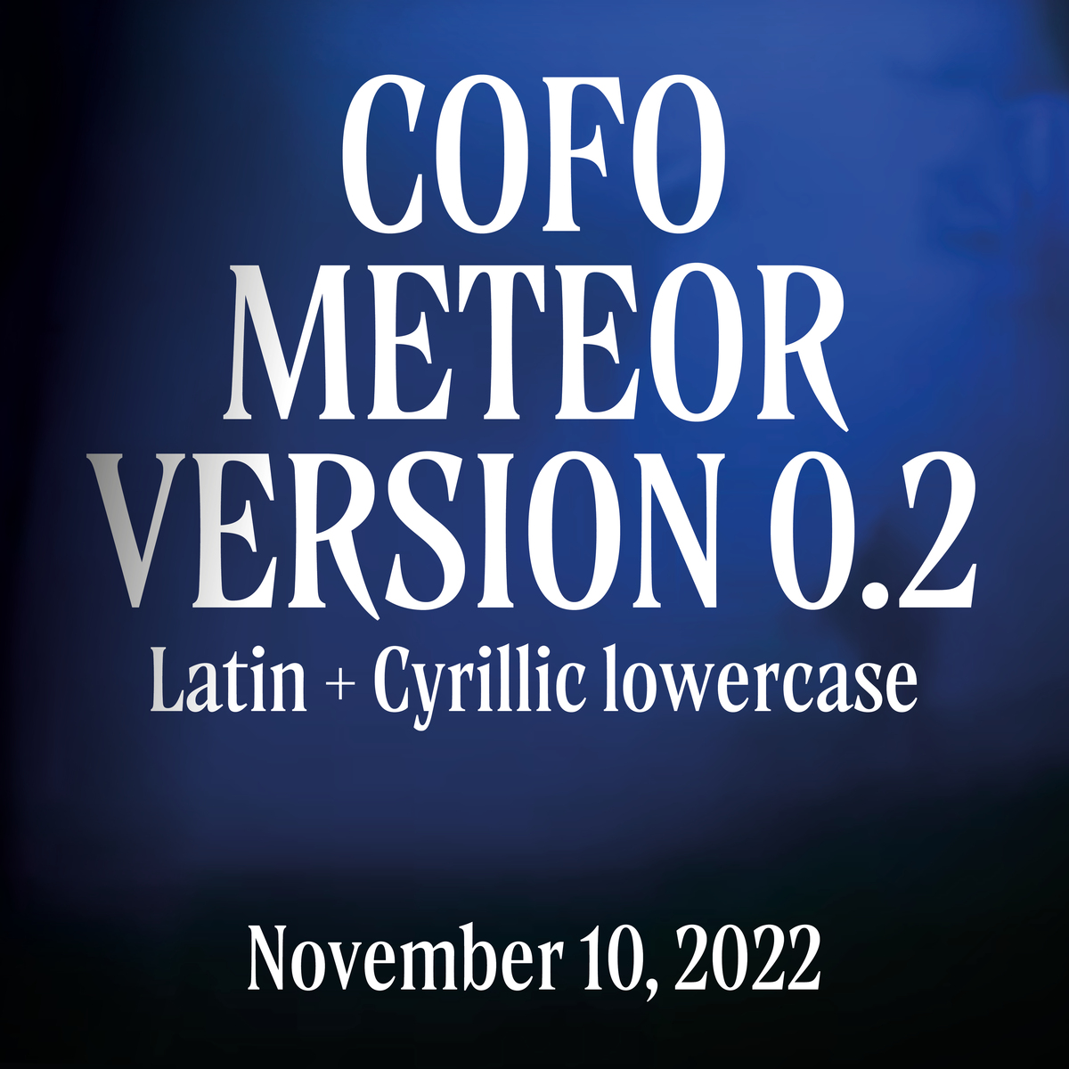 Шрифт CoFo Meteor V0.2