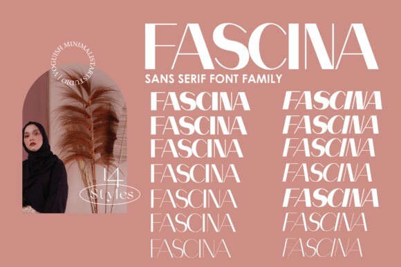 Шрифт Fascina