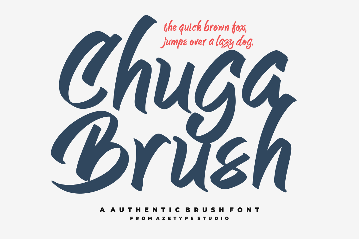 Шрифт AZ Chuga Brush