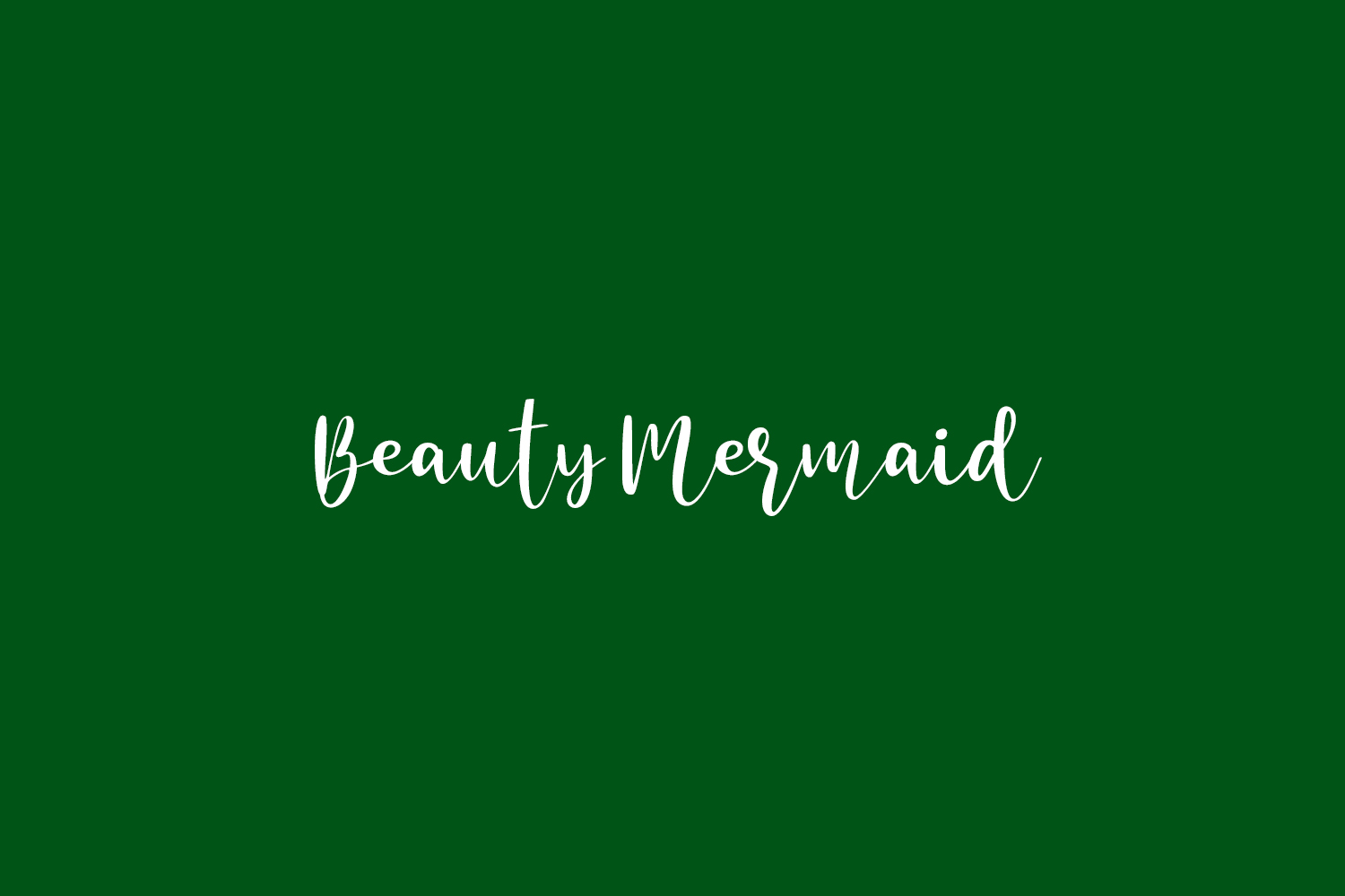 Шрифт Beauty Mermaid