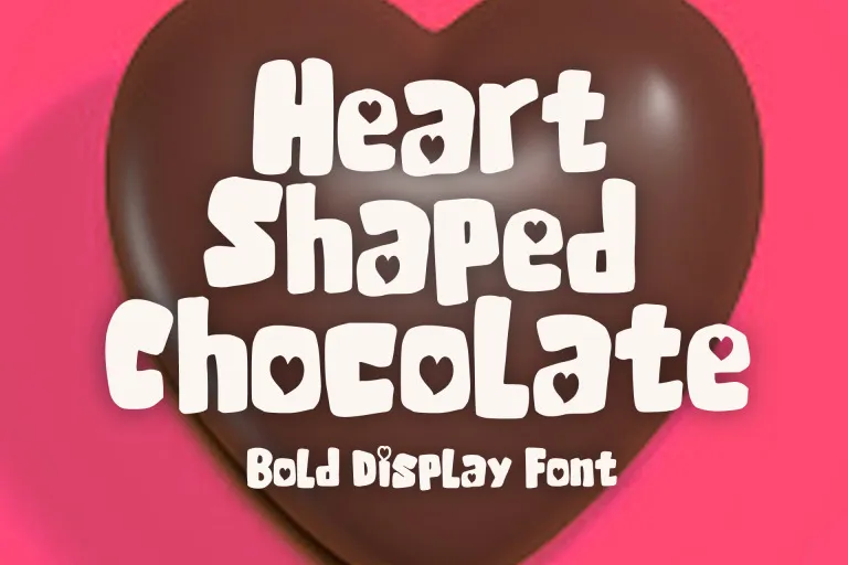 Шрифт Heart Shaped Chocolate