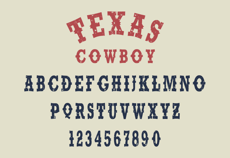 Шрифт Texas Cowboy