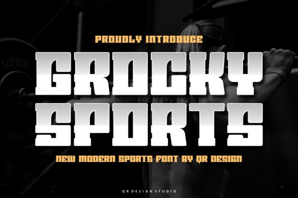 Шрифт Grocky Sports