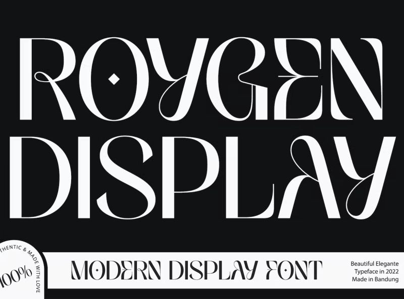 Шрифт Roygen Display