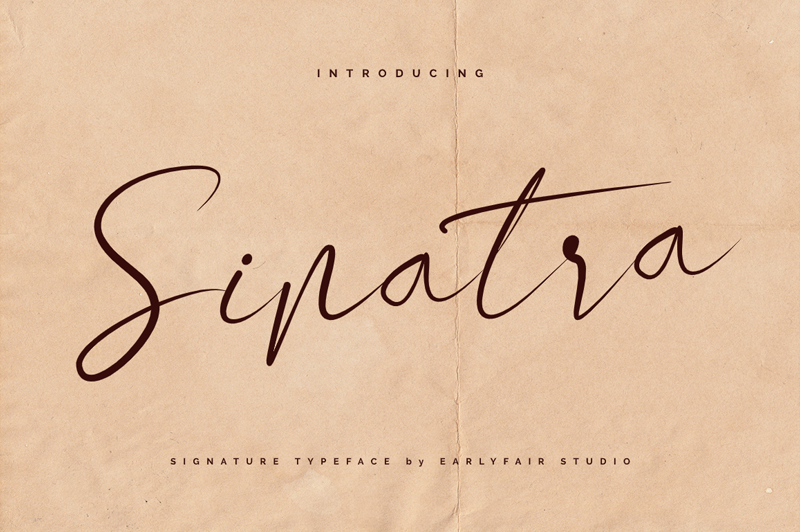 Шрифт Sinatra