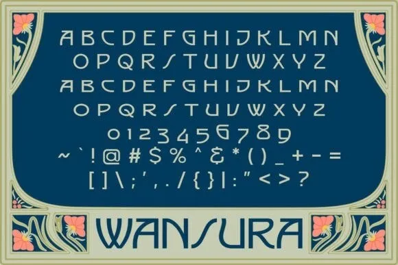 Шрифт Wansura