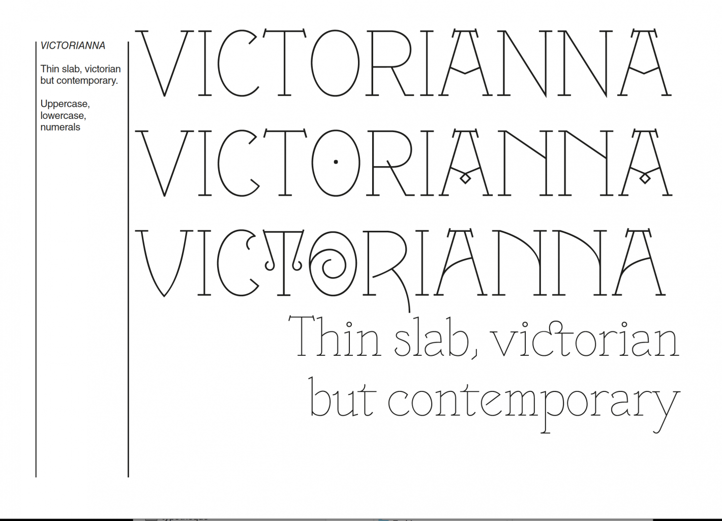 Шрифт VTF Victorianna