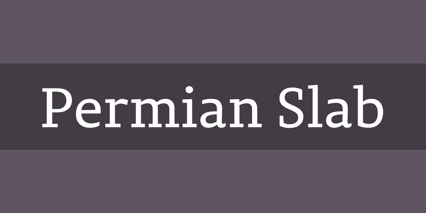 Шрифт Permian Slab: скачать и установить на web сайт