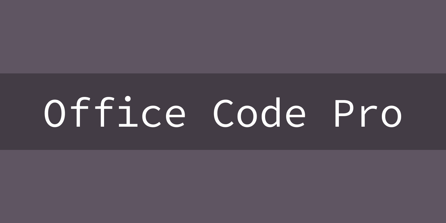 Шрифт code pro