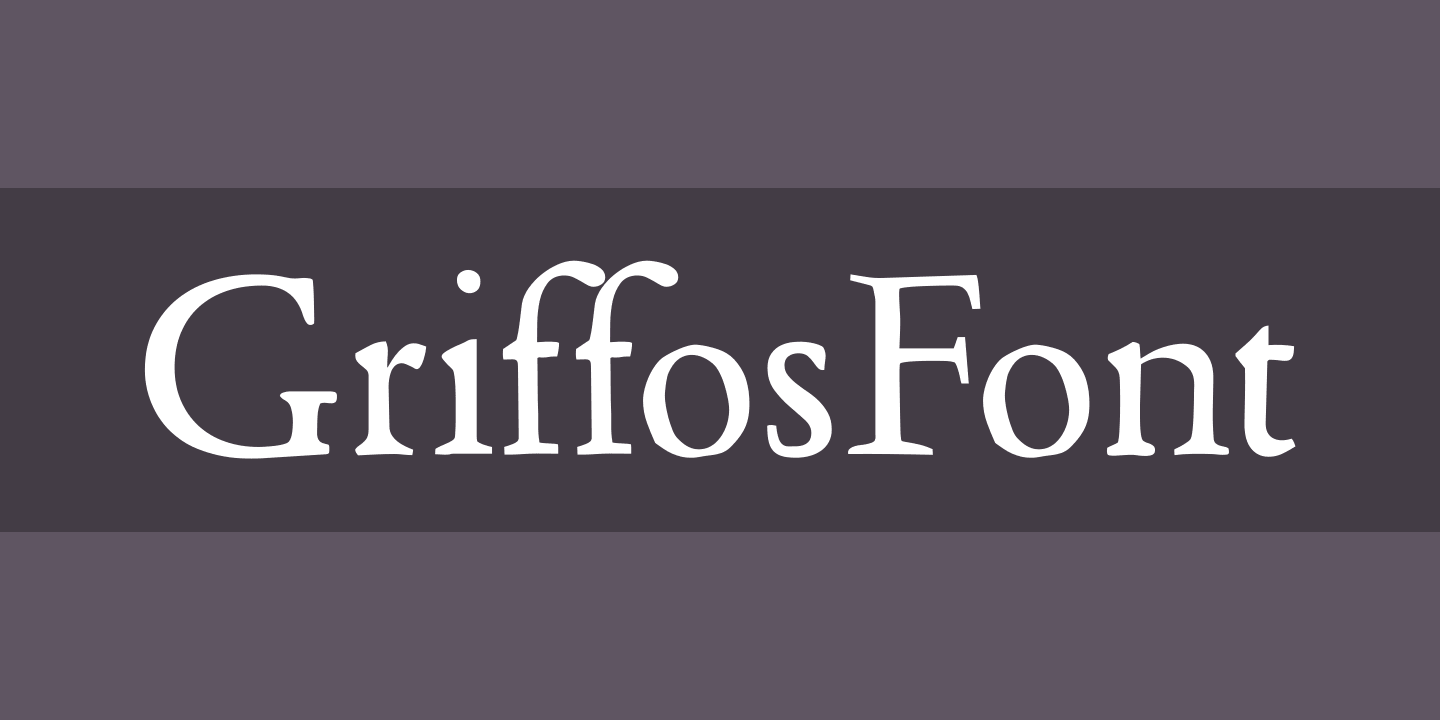 Шрифт GriffosFont
