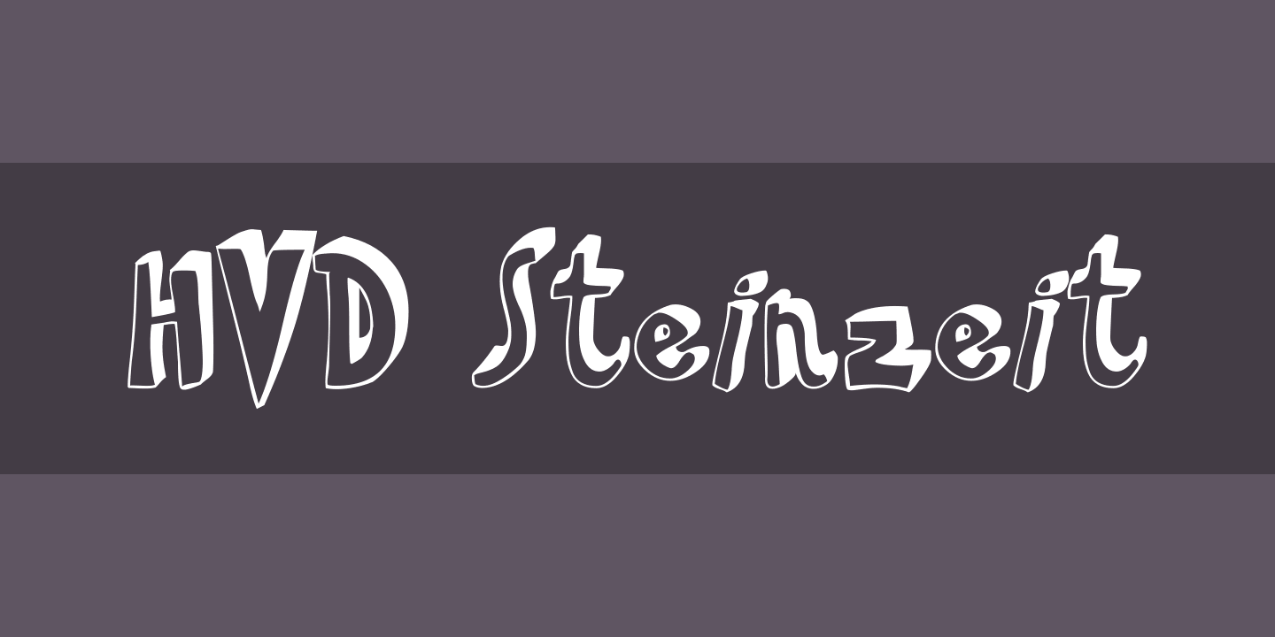 Шрифт HVD Steinzeit
