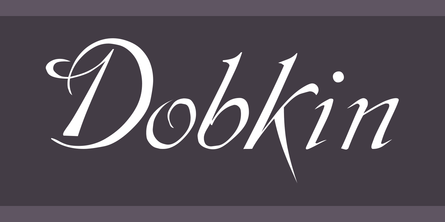 Шрифт Dobkin