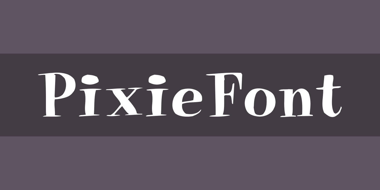 Шрифт PixieFont