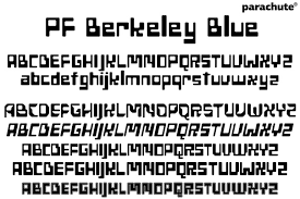 Шрифт PF Berkeley Blue