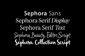 Шрифт Sephora Sans