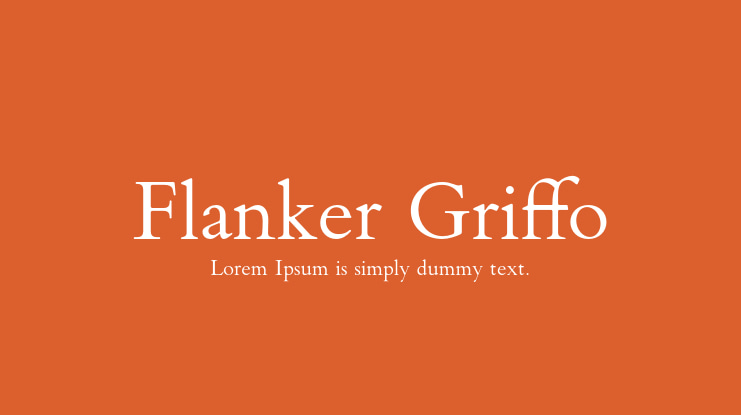 Шрифт Flanker Griffo