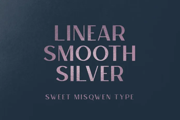 Шрифт Linear Smooth